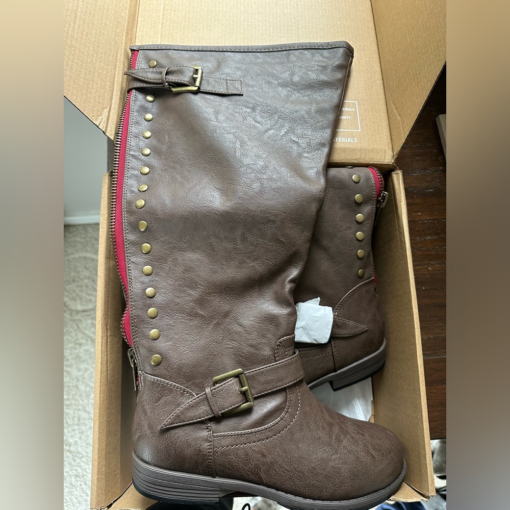 Journee Collection Spokane Wide Calf Riding Boot